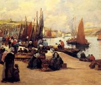 Fernand Marie Eugene Legout-Gerard - Sur Les Quais Audierne